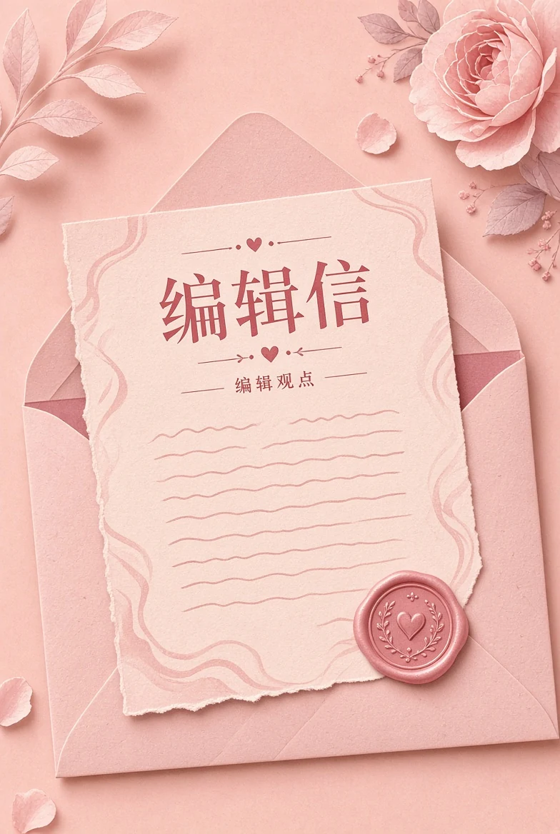 糖心Vlog编辑信主题插画